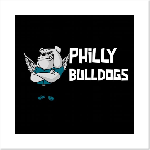 Philly Bulldogs Wall Art by Philly Drinkers